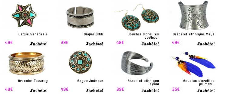 Les bijoux fantaisie favoris de chérie